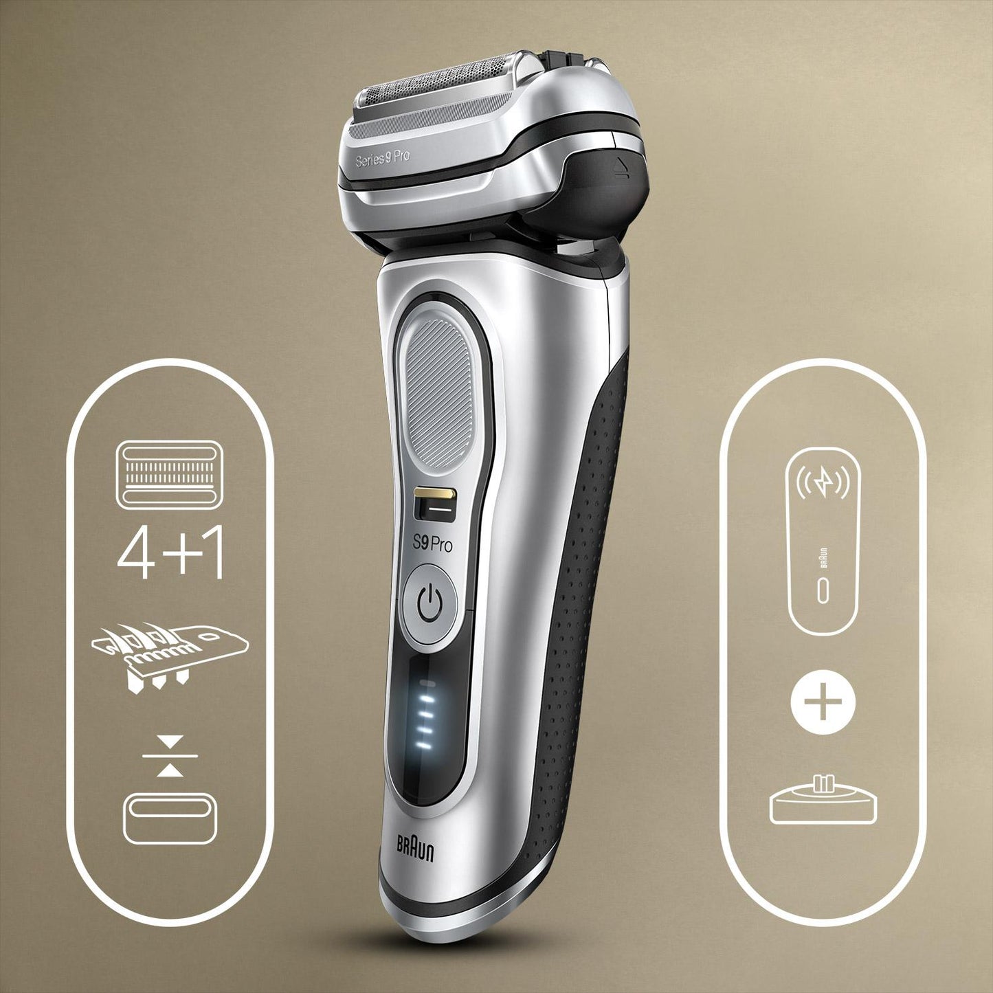 Braun Series 9 Pro Wet and Dry Shaver Silver - Shaver 9427S