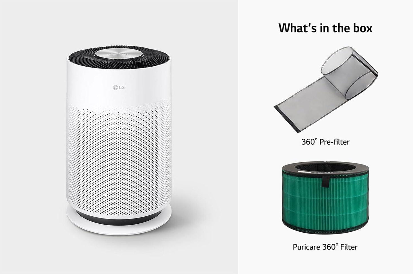 جهاز تنقية الهواء LG 2023 PuriCare™ 360˚، 675 قدمًا مربعًا، HEPA