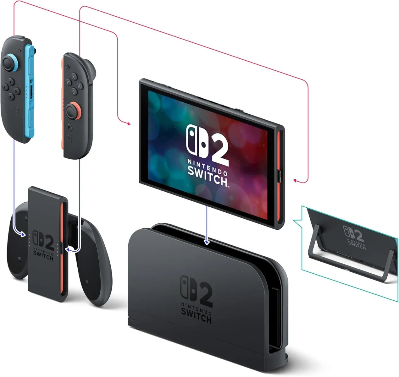 Nintendo Switch 2 Gaming Console + Mario Kart World