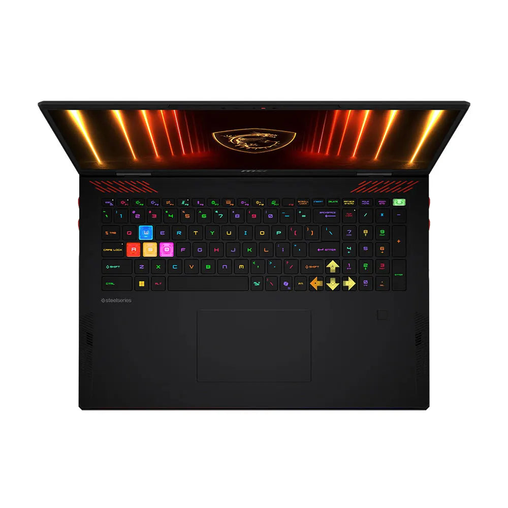 MSI Raider 18 HX AI A2XWIG Intel Core Ultra 9 285HX 64GB RAM 2TB SSD NVIDIA GeForce RTX 5080 16GB Graphics 18" UHD+ 120Hz Windows 11 Home Gaming Laptop - Core Black [RAIDER18-9S7-182462-060]