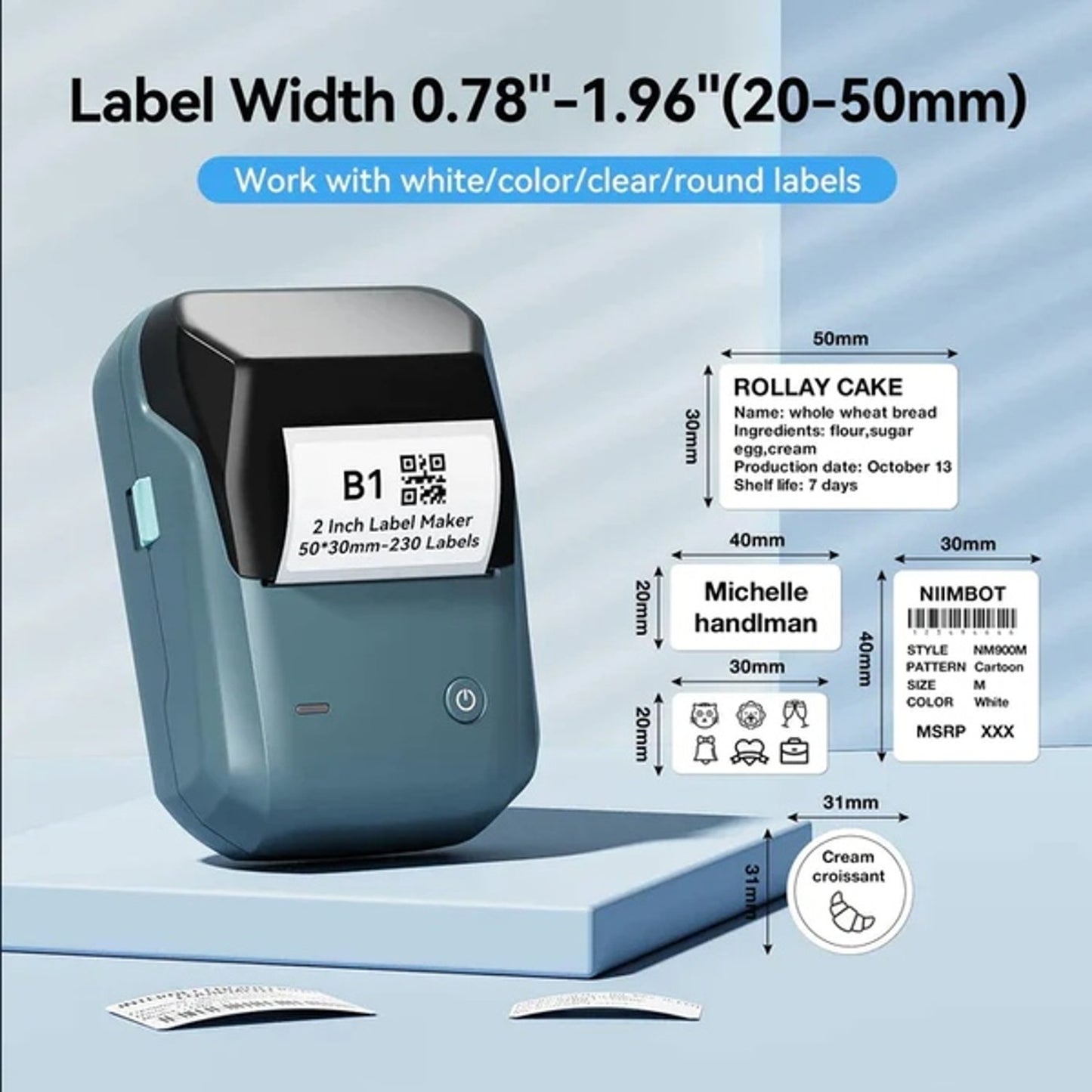 Niimbot B1 Smart Label Printer