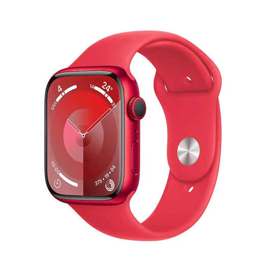 Apple Watch Series 9 GPS 41mm (PRODUCT)RED Aluminium Case with (PRODUCT)RED Sport Band - Medium/Large (MRXH3QA/A)