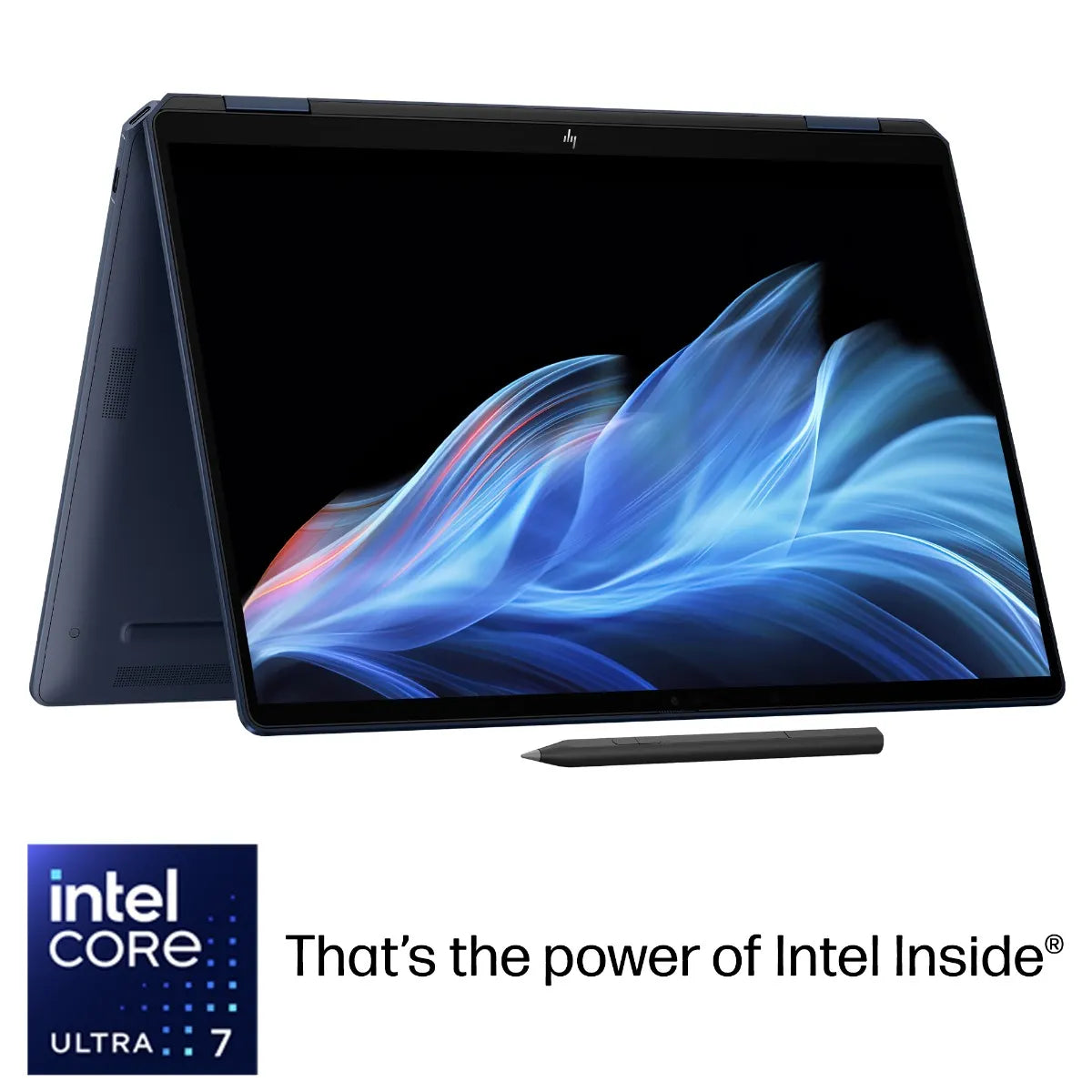 HP OmniBook Ultra Flip Laptop, 14" 2.8K OLED Display, Touch screen, Intel® Core™ Ultra 7-256V, 16GB RAM, 1TB SSD, Intel® Arc™ Graphics, Keyboard ENG/ARB, Atmospheric blue [14-fh0002ne]