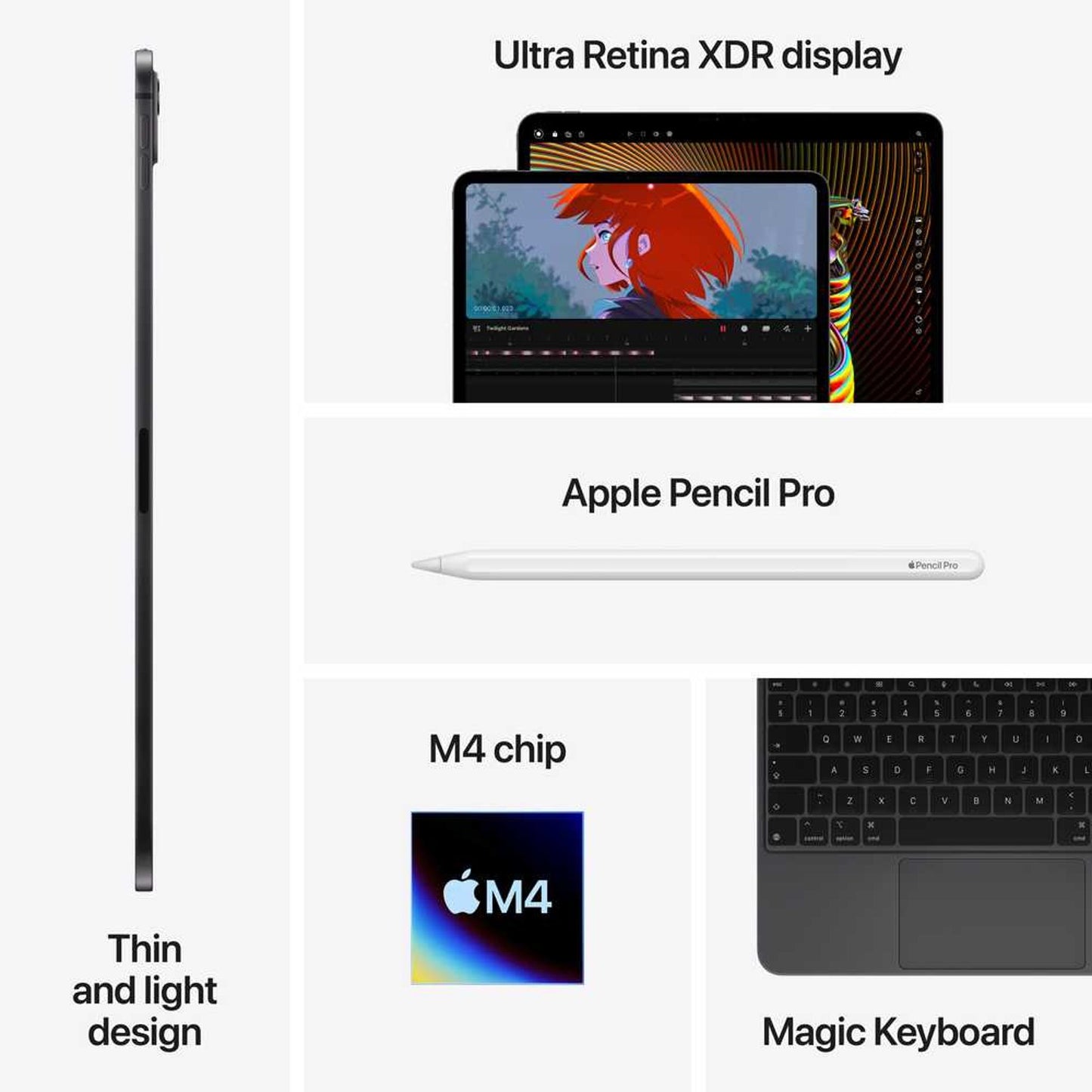 iPad Pro M4 (2024) Wi-Fi + خلوي