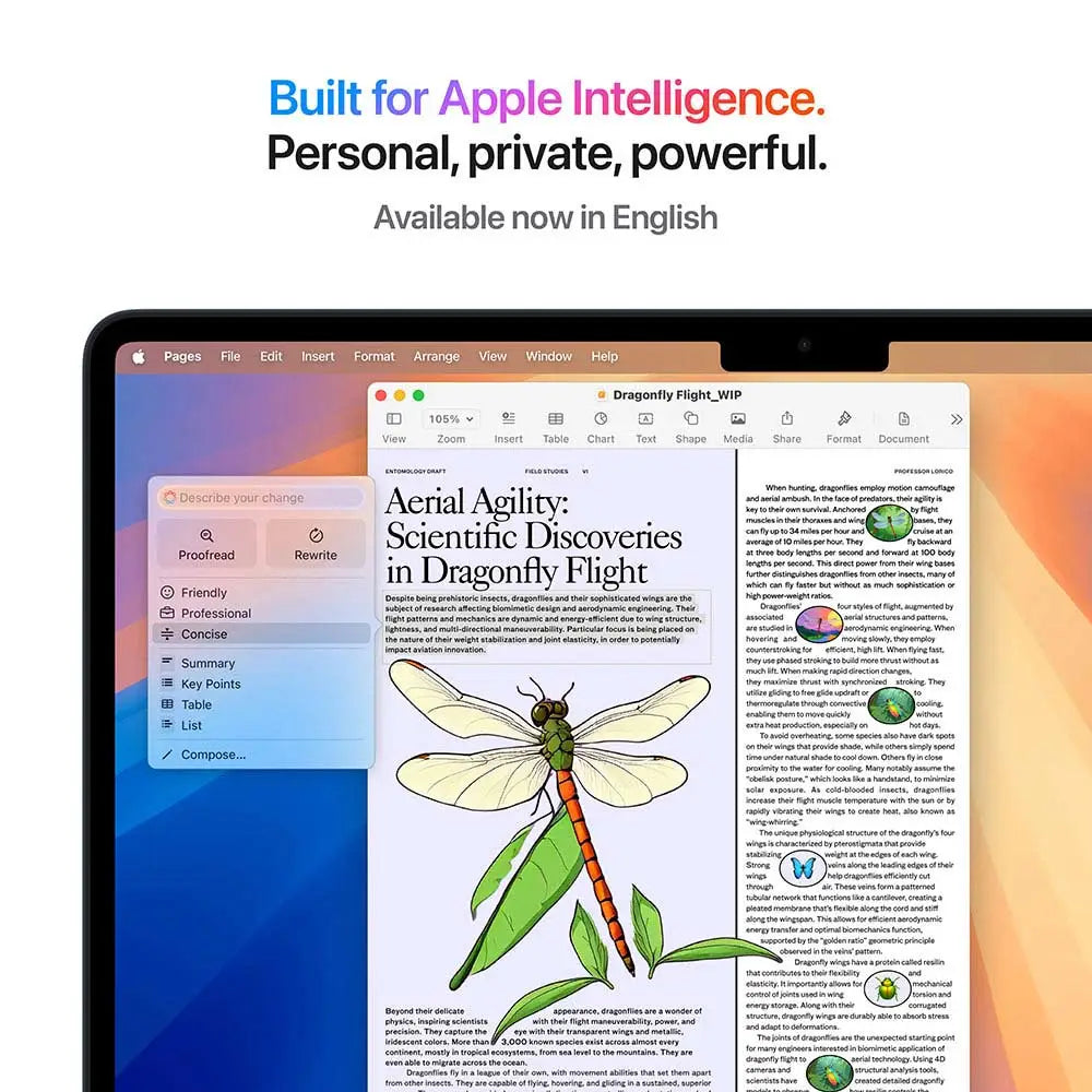 Apple MacBook Air (2025) 13-inch M4 chip with 10-core CPU and 10-core GPU, 16GB RAM, 512GB SSD Arabic - Midnight