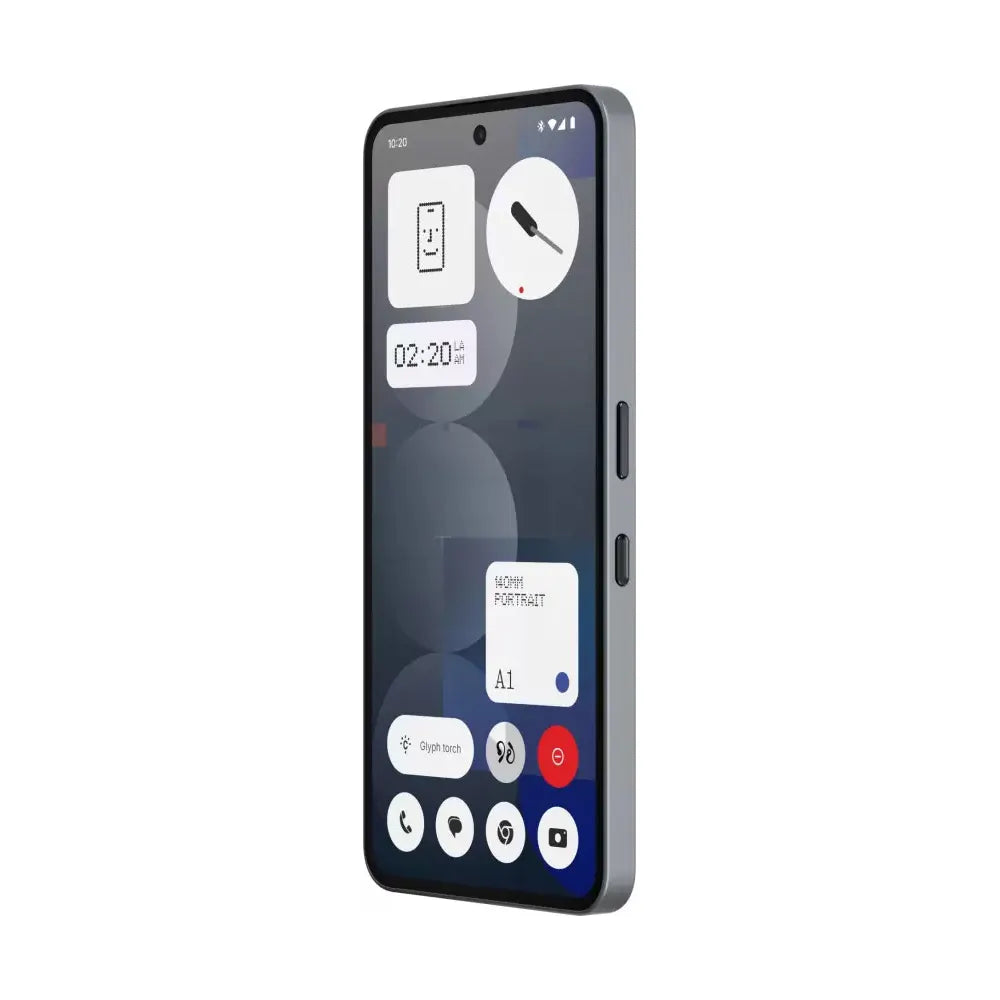 هاتف Nothing Phone 3A Pro 5G الذكي، رمادي، 256 جيجابايت